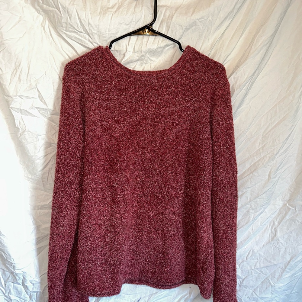 Columbia Red Knit Sweater